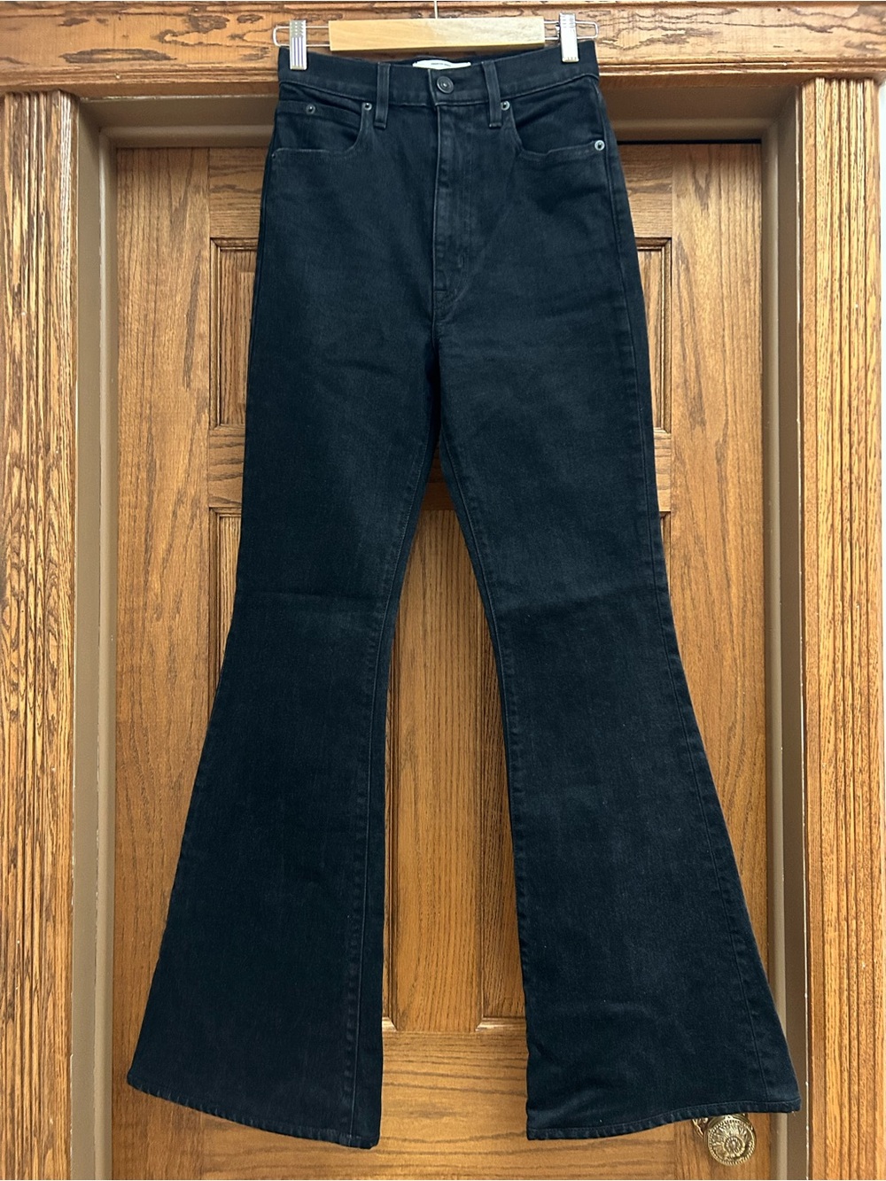 Silverlake Black High-Rise Flared Jeans